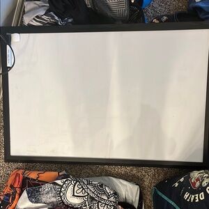 Black Framed Whiteboard